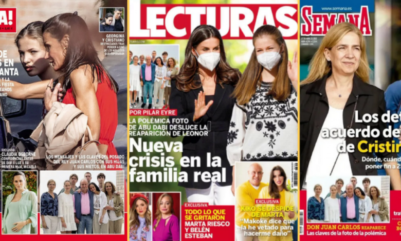 El plan secreto de los Reyes y Ainhoa Armentia en bikini, protagonistas de las portadas