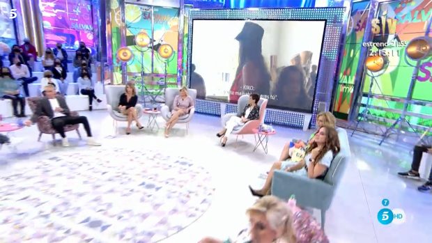 Plató de 'Sálvame' / Telecinco