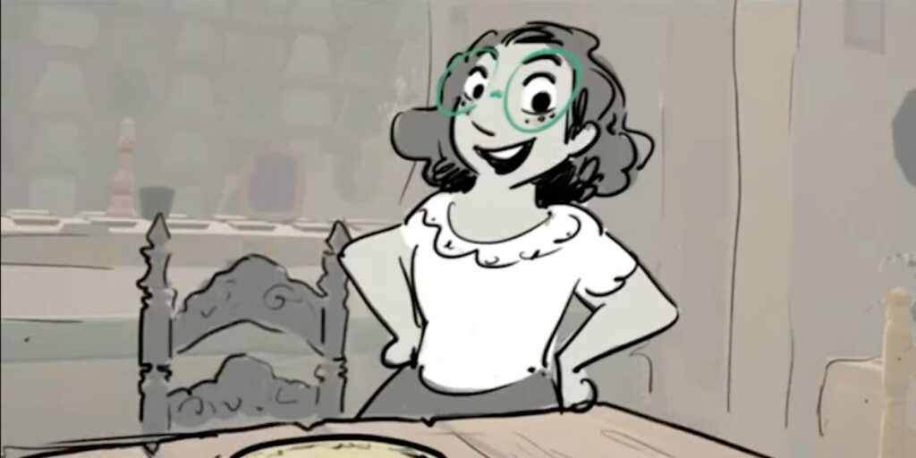 El video de Encanto muestra cómo los guiones gráficos se convirtieron en animación en vivo en una película