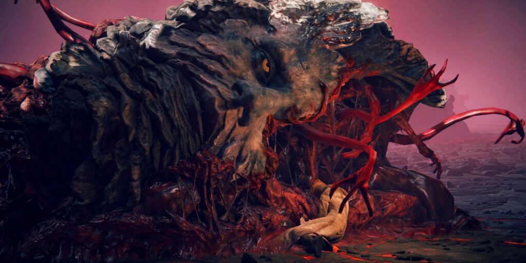 Elden Ring: Es posible que te hayas perdido a Tanith comiéndose la cara de Rykard