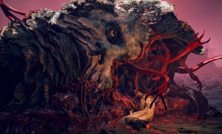 Elden Ring: Es posible que te hayas perdido a Tanith comiéndose la cara de Rykard