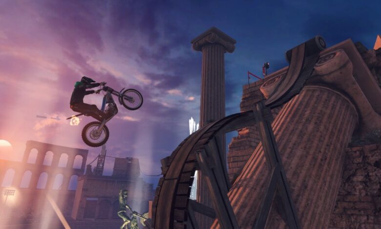 Elden Ring se convierte en un festival de acrobacias en motocicletas en Trials Rising Mod