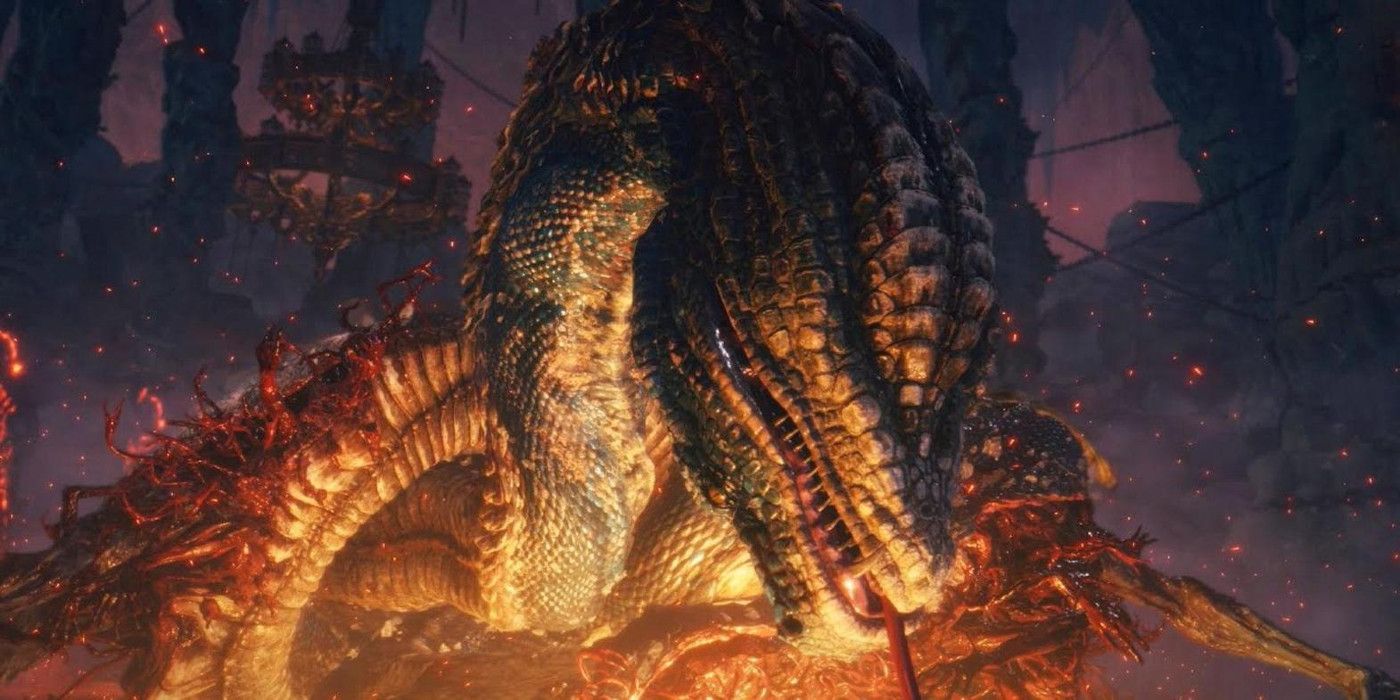 Elden Ring: solución de falla del jefe de la serpiente devoradora de dioses