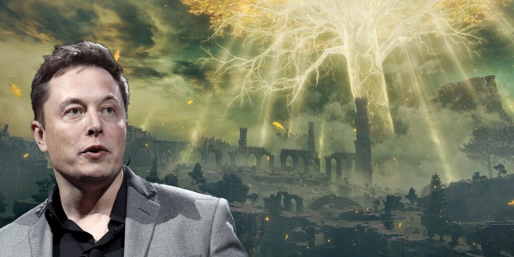 Elon Musk criticado por robo de anillo de Elden Meme