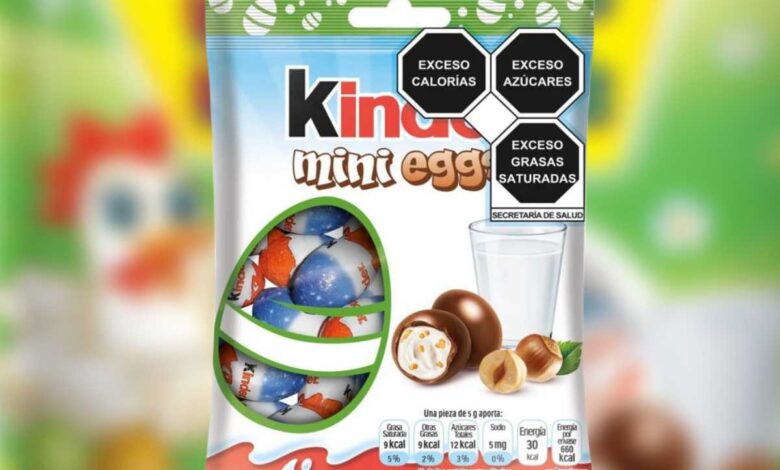 Emiten alerta sanitaria ante posible contaminación por salmonella de “Kinder mini eggs”