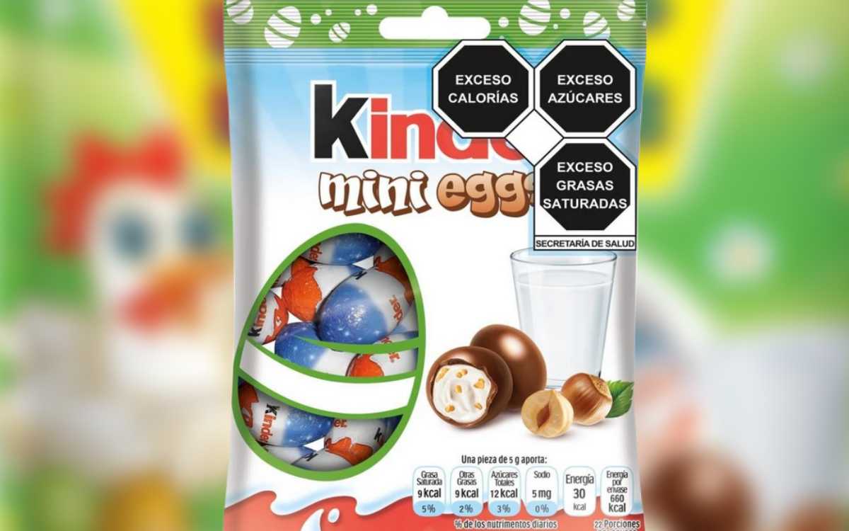 Emiten alerta sanitaria ante posible contaminación por salmonella de “Kinder mini eggs”