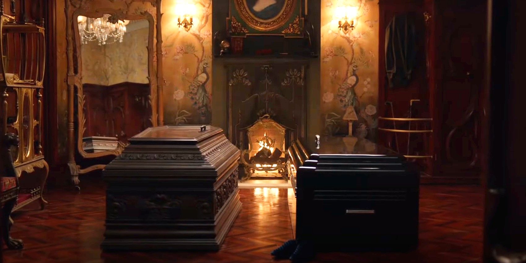 Entrevista con el tráiler de vampiros muestra los ataúdes de Louie y Lestat uno al lado del otro