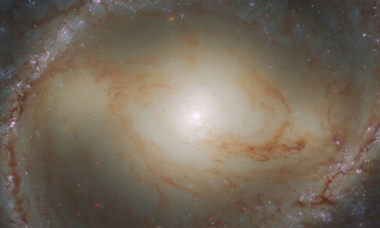 Esta galaxia espiral tiene un agujero negro que empequeñece nuestro sol
