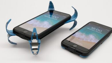 Este ingenioso estuche se abre para proteger tu teléfono cuando lo dejas caer