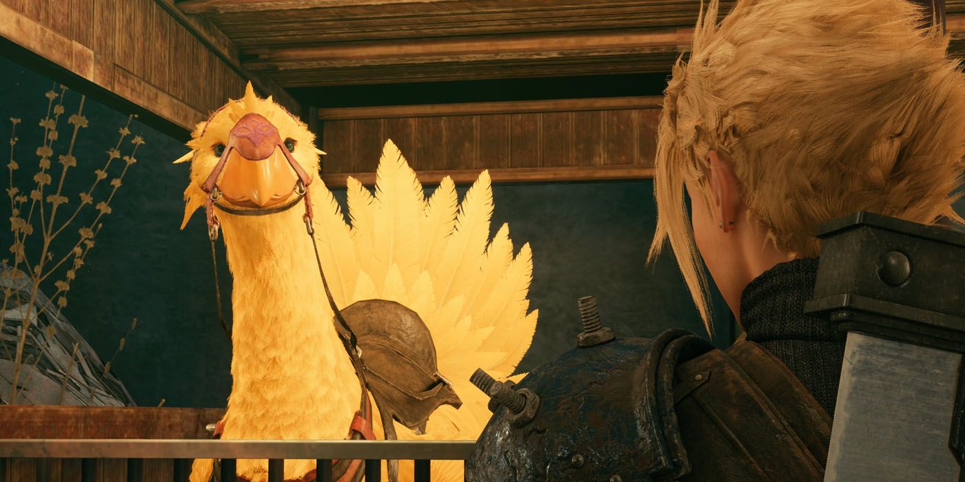 FF7 Remake comparte el arte conceptual del Wall Market “Chocobo Bean Popcorn”