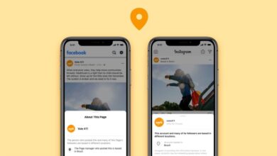 Facebook e Instagram ahora mostrarán la ubicación de las publicaciones de cuentas de alto alcance dirigidas a audiencias de EE. UU.