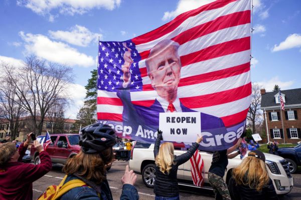 Facebook está retirando algunos eventos de protesta por violaciones de quedarse en casa