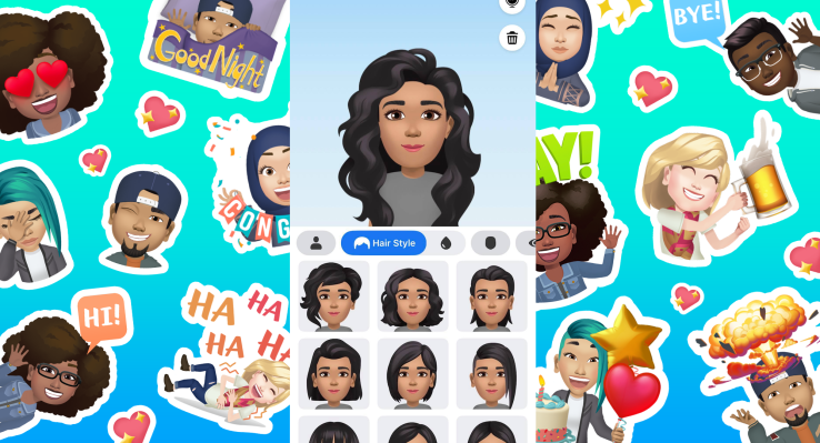 Facebook lanza Avatars, su competidor Bitmoji, en EE.UU.