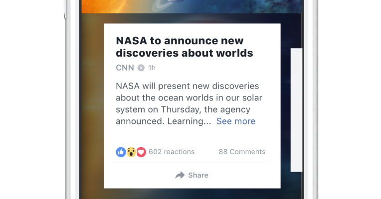 Facebook reduce las burbujas de filtro con fuentes de noticias alternativas en Tendencias