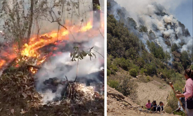 Fallecen cuatro comuneros mixtecos al intentar sofocar incendio forestal en Oaxaca