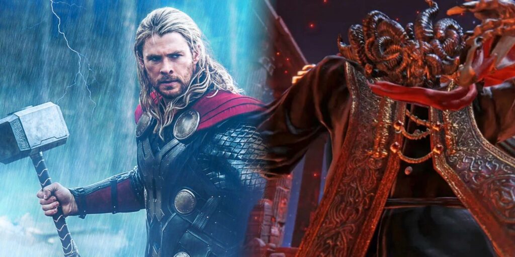Fan de Elden Ring agrega a Boss Mohg a Thor: Love & Thunder Póster