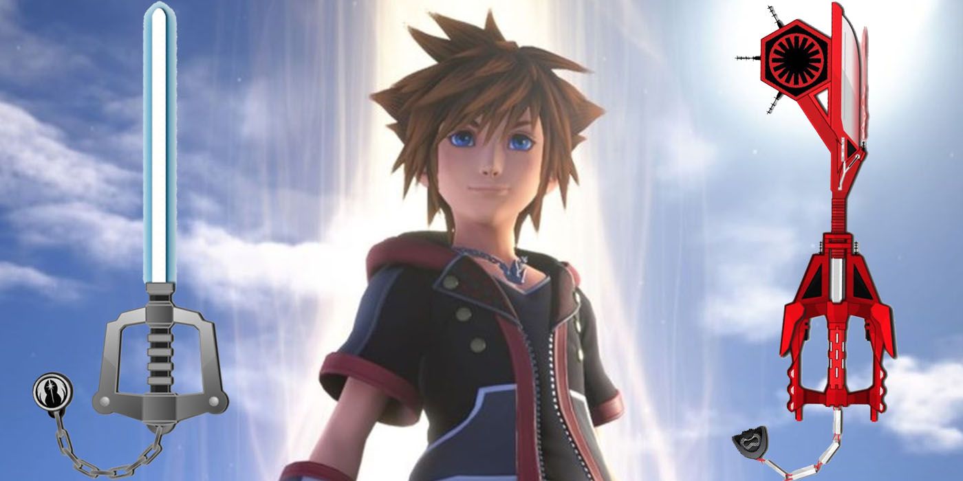 Fan de Kingdom Hearts diseña llaves espada con temática de Star Wars para KH4