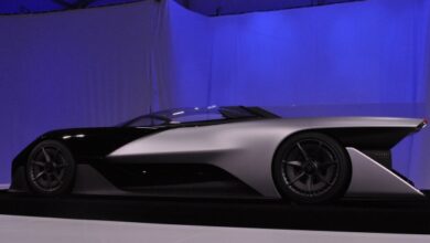 Faraday Future presenta el concepto de automóvil FFZERO1 de aspecto loco