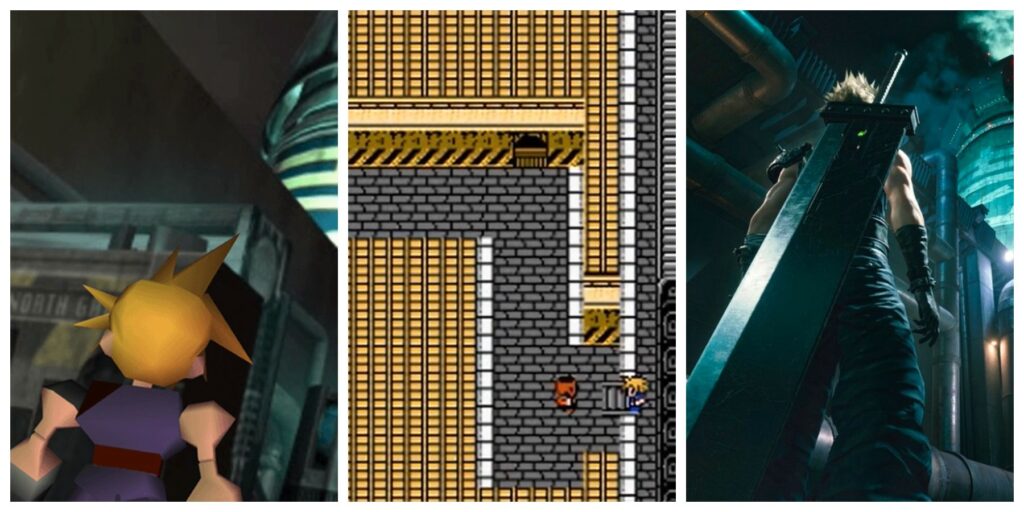 Final Fantasy 7 en NES no fue mucho más allá que FF7 Remake