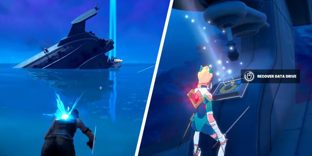 Fortnite: recuperar una unidad de datos de la guía de ubicación de Daily Rubble