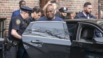 Frank James tras ser detenido por la policía, el pasado miércoles 13 de abril, en Nueva York.