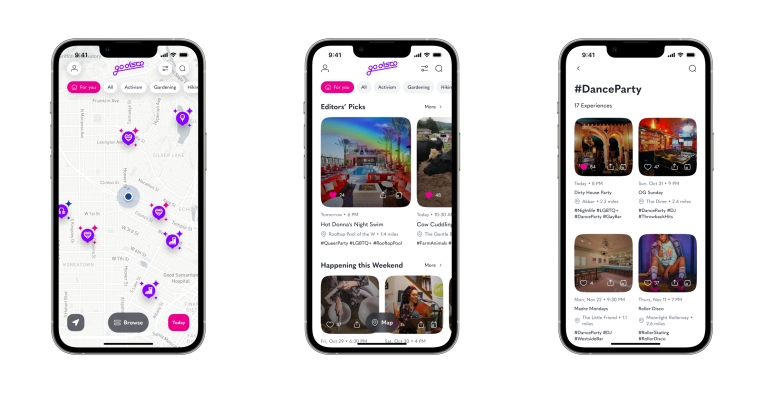 Go Disco organiza eventos locales para que hagas cosas geniales en la ciudad