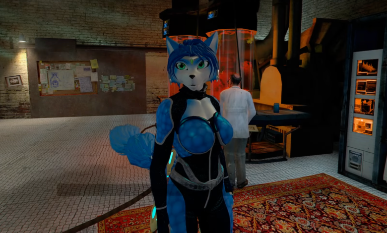 Half-Life 2 Alyx Mod presenta a Krystal de Star Fox con el actor de voz original