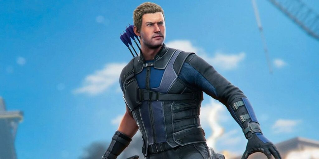 Hawkeye de los Vengadores de Marvel obtiene un atuendo cómico cuando se acaba el tiempo