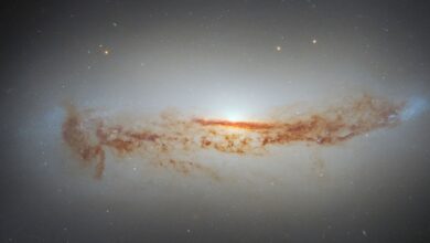 Hay un agujero negro supermasivo escondido en esta galaxia pacífica