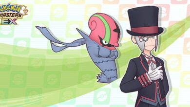 Ingo se ve guapo en el evento Curious Tea Party de Pokémon Masters EX