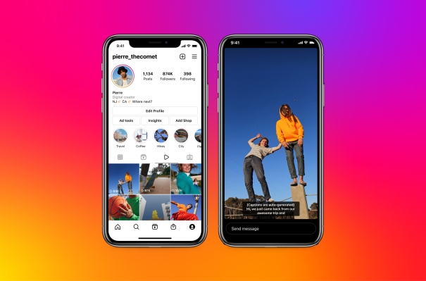 Instagram está implementando subtítulos generados automáticamente para videos