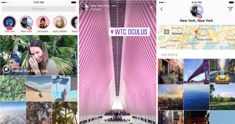 Instagram lanza Story Search para hashtags y ubicaciones