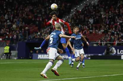 João Félix marca el primer gol del Atlético.