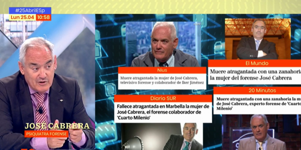 José Cabrera reaparece tras la trágica muerte de su mujer: "Necesito estar ocupado"