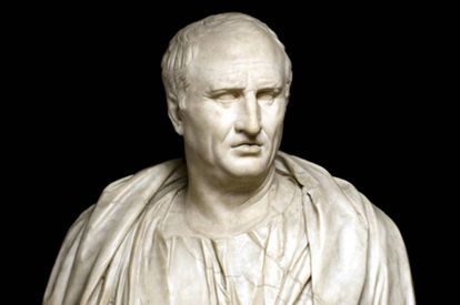 Busto de Marco Tulio Cicerón en los Museos Capitolinos de Roma.