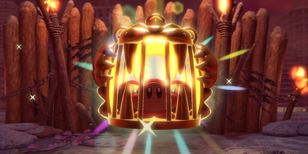 Kirby & The Forgotten Land: Ingresa al tutorial de Fiery Forbidden Lands