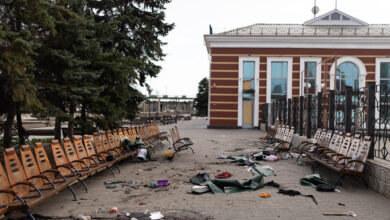 Kramatorsk se convierte en una ciudad fantasma tras la matanza de la estación