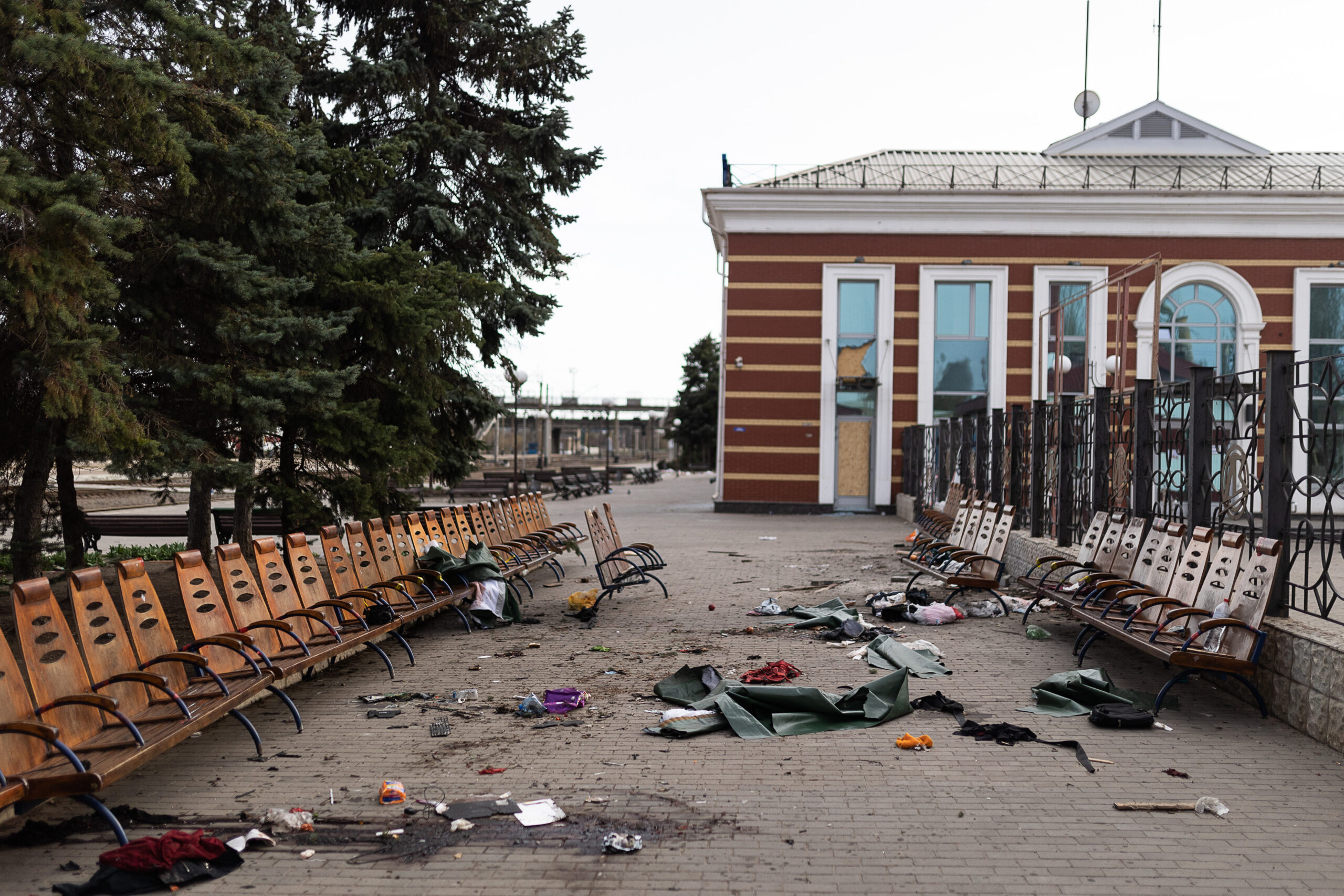 Kramatorsk se convierte en una ciudad fantasma tras la matanza de la estación
