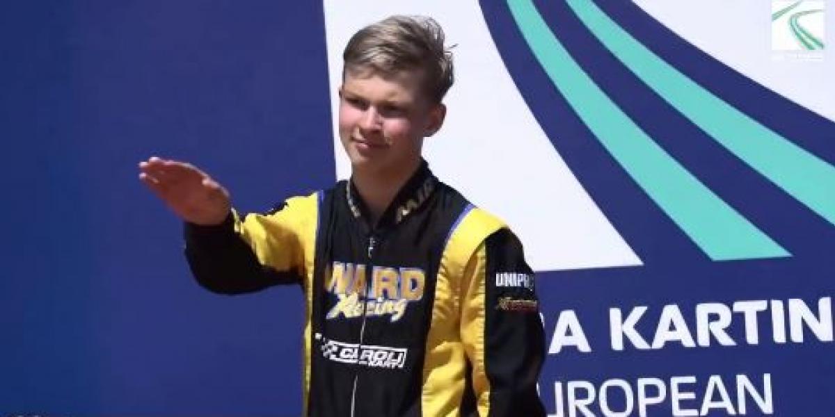 La FIA investiga un posible saludo fascista de un joven piloto ruso