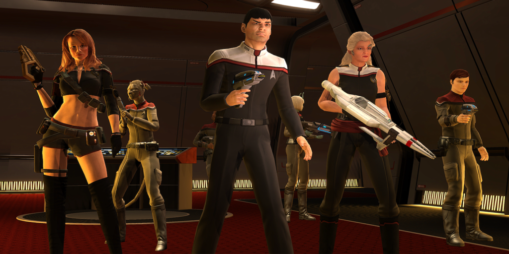 La actualización Stormfall de STO reúne a los personajes de Voyager, DS9 y Discovery