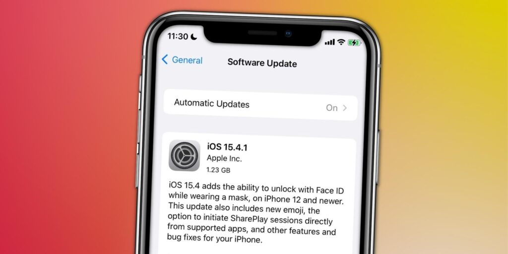 La actualización de iOS 15.4.1 soluciona el problema de descarga de batería del iPhone