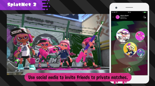 La aplicación de teléfono Nintendo Switch Online finalmente se lanza el 21 de julio junto con Splatoon 2