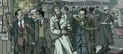 Una imagen de 'El invierno del dibujante' (2010), de Paco Roca.