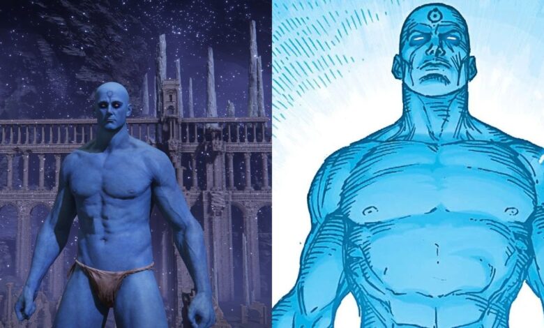 La creación de Elden Ring Dr. Manhattan de Watchmen es aterradoramente precisa