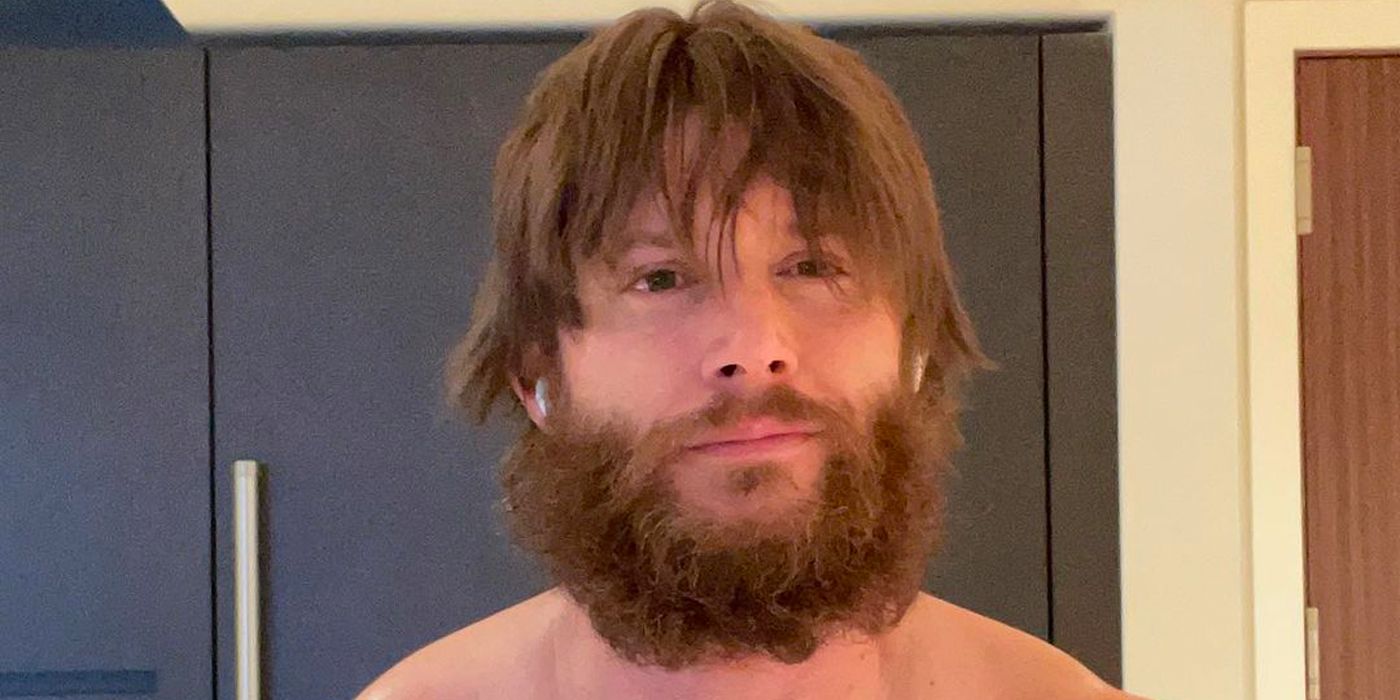 La impresionante barba de Soldier Boy se muestra en la imagen BTS de la temporada 3 de The Boys