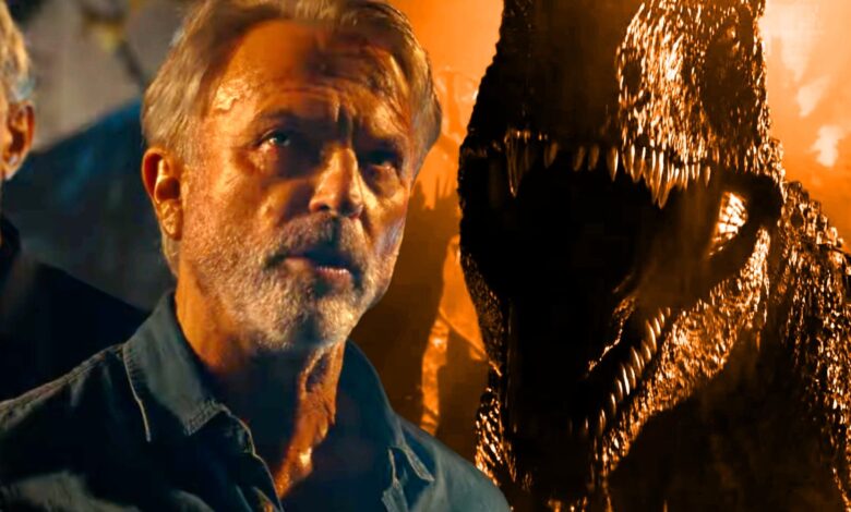 La línea de carnívoros más grande de Jurassic World es una mentira (y Alan Grant lo sabe)