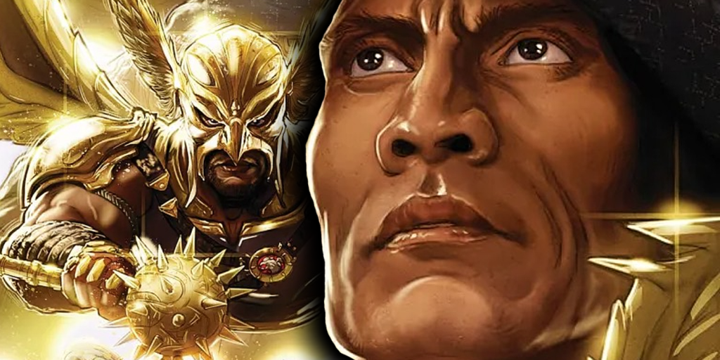 La precuela de Black Adam revela la historia de fondo de Hawkman de Rock Movie