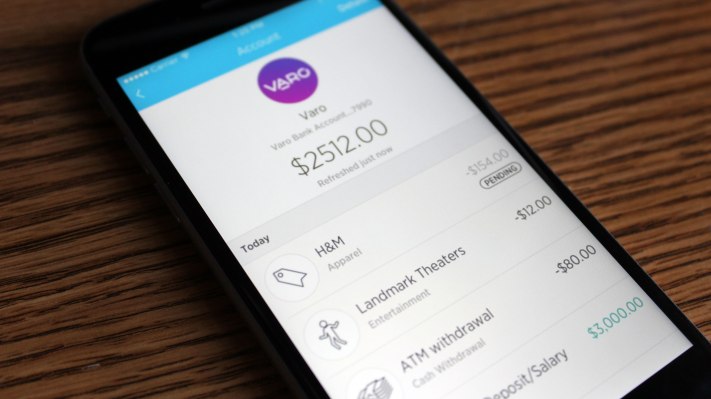 La startup de banca móvil Varo Money ha solicitado una carta bancaria