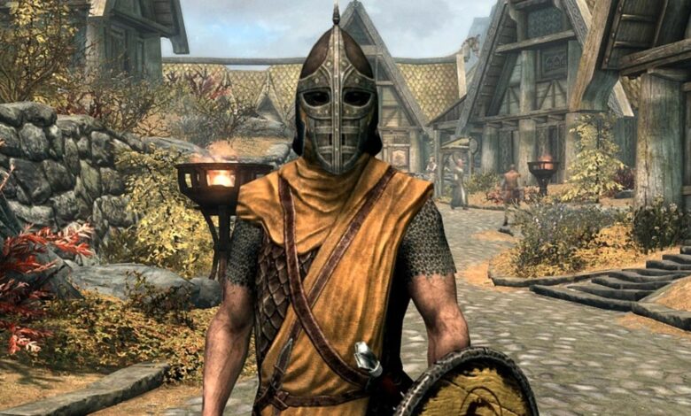 La teoría de los fanáticos de Skyrim explica por qué los guardias no son muy inteligentes