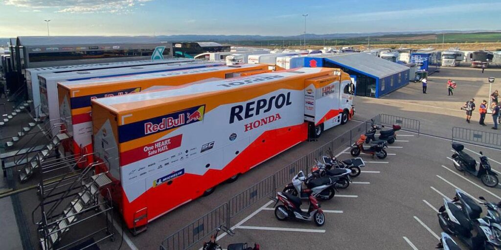 Las ' ciudades' que acompañan a la familia de MotoGP